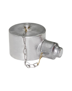 BS336 blank cap / plug with chain