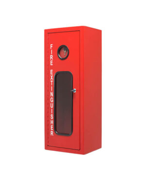British Fire extinguisher cabinet