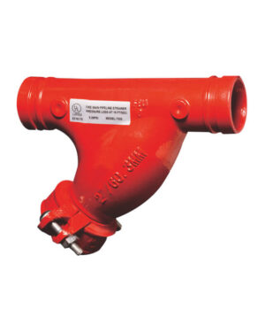 Grooved Y type strainer