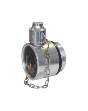 Delivery hose connector with male thread