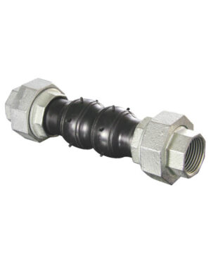 Double spheres rubber expansion joint (union-screw end)