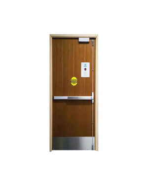 Swinging-type wooden fire rated door