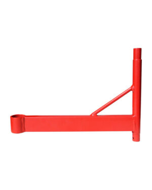 L shaped swinging arm bracket