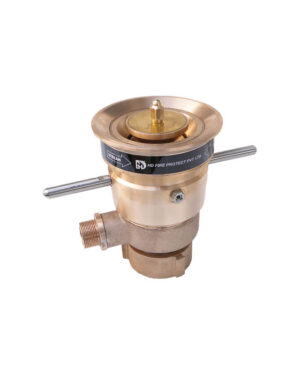 Constant gallonage self-inducting foam monitor nozzle (Bronze)