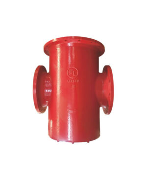 Flanged basket strainer