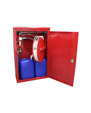 Foam fire cabinet (Foam system + swinging layflat hose)