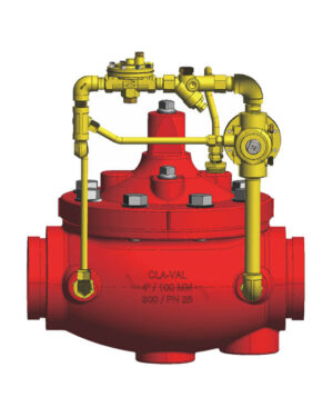Grooved globe type pressure relief valve