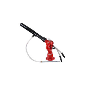 Manual operated lever control foam monitor (Double waterway & air-aspirating nozzle)