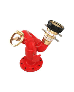 Manual operated single wheel control foam monitor