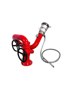 Manual operated wheel control foam monitor (500 to 1250 GPM)