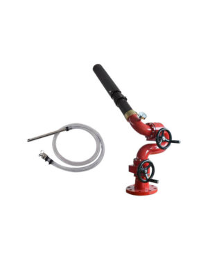 Manual operated wheel control foam monitor (Air-aspirating nozzle)