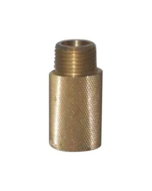 Brass extension nipple
