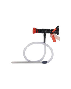 Self-inducting foam nozzle (Pistol grip)