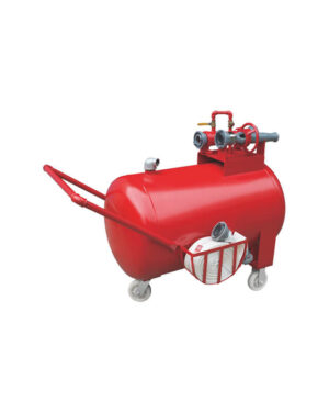 Semi-fixed (trolley) foam system