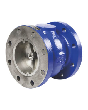Silent globe check valve