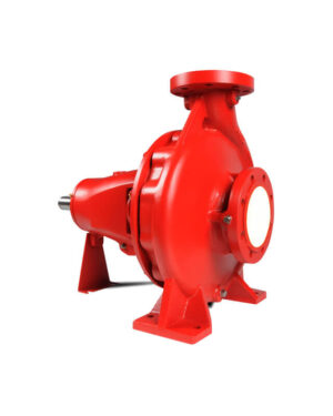 Single-stage end suction fire pump