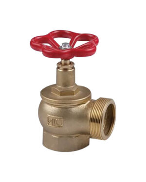 Threaded outlet angle type landing valve
