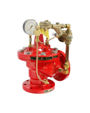 Flanged angle type pressure relief valve