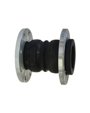 Double spheres rubber expansion joint