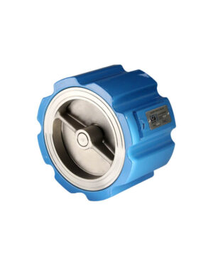 Silent wafer check valve
