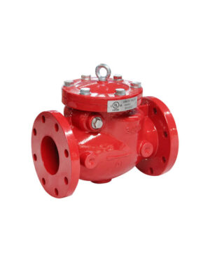Flanged swing check valve