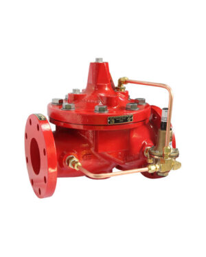 Flanged globe type pressure reducing valve