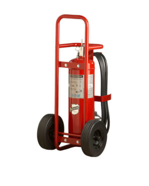 Wheeled fire extinguisher